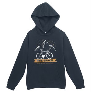 Gravel Bike Bikepacking and Cyclocross Bicyclist Urban Pullover Hoodie