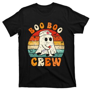 Groovy Boo Boo Crew Nurse Funny Ghost Halloween Nurse T-Shirt