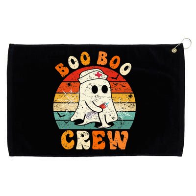 Groovy Boo Boo Crew Nurse Funny Ghost Halloween Nurse Grommeted Golf Towel