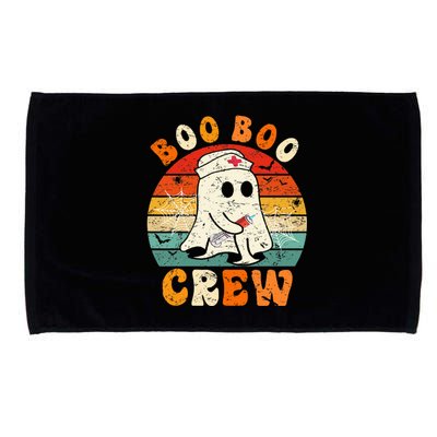 Groovy Boo Boo Crew Nurse Funny Ghost Halloween Nurse Microfiber Hand Towel