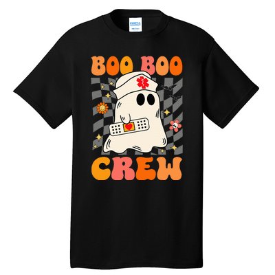 Groovy Boo Boo Crew Nurse Funny Ghost Halloween Nurse Tall T-Shirt