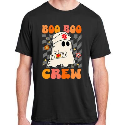 Groovy Boo Boo Crew Nurse Funny Ghost Halloween Nurse Adult ChromaSoft Performance T-Shirt