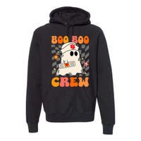 Groovy Boo Boo Crew Nurse Funny Ghost Halloween Nurse Premium Hoodie