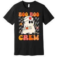 Groovy Boo Boo Crew Nurse Funny Ghost Halloween Nurse Premium T-Shirt