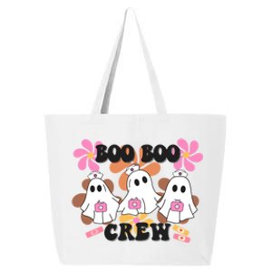 Groovy Boo Boo Crew Nurse Funny Ghost Halloween Nurse Gift 25L Jumbo Tote