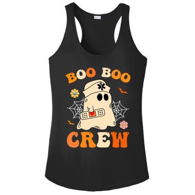 Groovy Boo Boo Crew Nurse Funny Ghost Halloween Nurse Ladies PosiCharge Competitor Racerback Tank