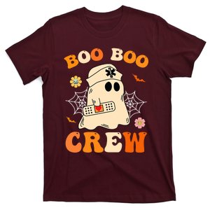 Groovy Boo Boo Crew Nurse Funny Ghost Halloween Nurse T-Shirt