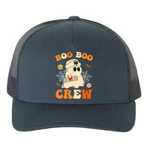 Groovy Boo Boo Crew Nurse Funny Ghost Halloween Nurse Yupoong Adult 5-Panel Trucker Hat