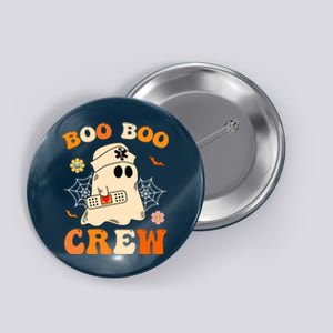 Groovy Boo Boo Crew Nurse Funny Ghost Halloween Nurse Button