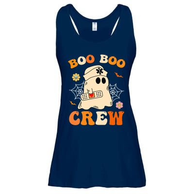 Groovy Boo Boo Crew Nurse Funny Ghost Halloween Nurse Ladies Essential Flowy Tank