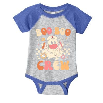 Groovy Boo Boo Crew Nurse Funny Ghost Halloween Nurse Gift Infant Baby Jersey Bodysuit