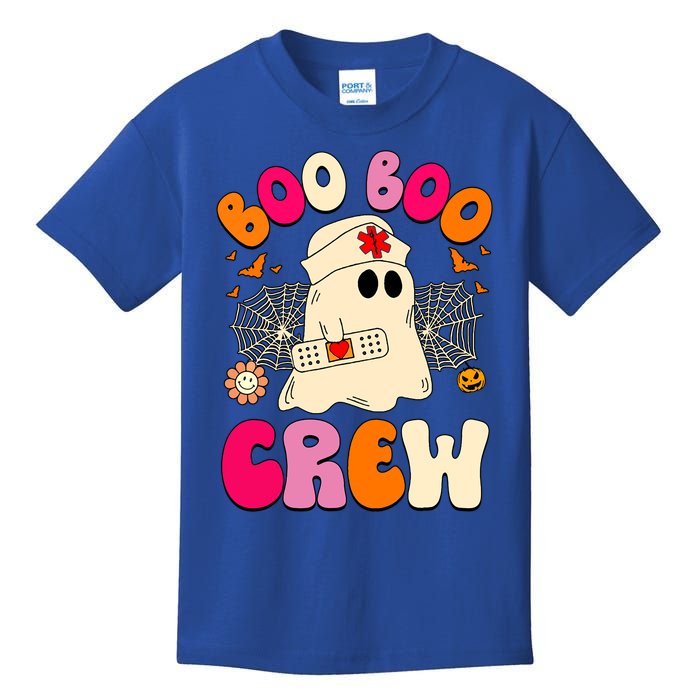 Groovy Boo Boo Crew Nurse Funny Ghost Halloween Nurse Gift Kids T-Shirt