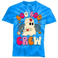 Groovy Boo Boo Crew Nurse Funny Ghost Halloween Nurse Gift Kids Tie-Dye T-Shirt