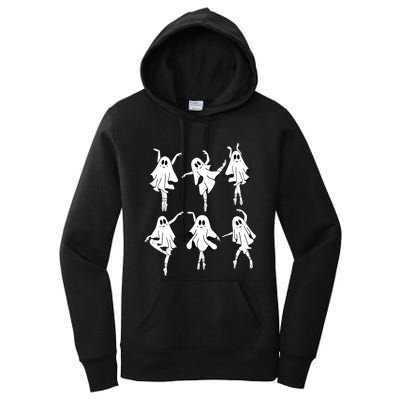 Ghost Ballerinas Ballet Dance Halloween Spooky Dance Teacher Women's Pullover Hoodie