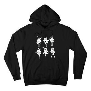 Ghost Ballerinas Ballet Dance Halloween Spooky Dance Teacher Tall Hoodie