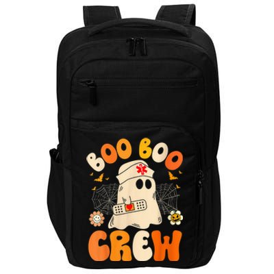 Groovy Boo Boo Crew Nurse Funny Ghost Wo Halloween Nurse Impact Tech Backpack