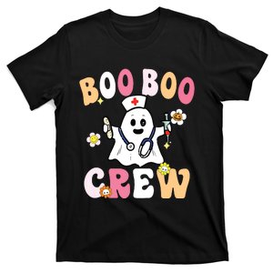 Groovy Boo Boo Crew Cute Ghost Halloween Costume Nurse Gift T-Shirt