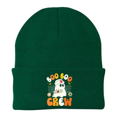 Groovy Boo Boo Crew Nurse Funny Ghost Halloween Nurse Knit Cap Winter Beanie