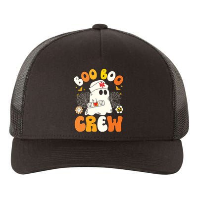 Groovy Boo Boo Crew Nurse Funny Ghost Halloween Nurse Yupoong Adult 5-Panel Trucker Hat