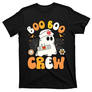 Groovy Boo Boo Crew Nurse Ghost Halloween Funny Nursing Gift T-Shirt