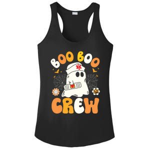 Groovy Boo Boo Crew Nurse Ghost Halloween Funny Nursing Gift Ladies PosiCharge Competitor Racerback Tank