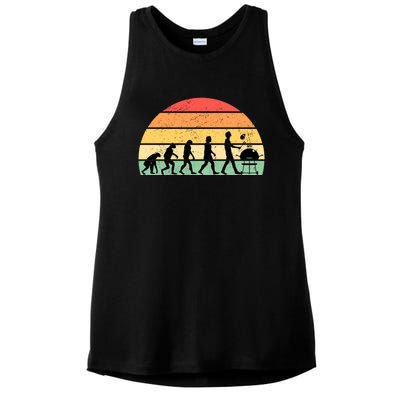 Grilling Barbecue Bbq Grill Barbecue Cool Gift Ladies PosiCharge Tri-Blend Wicking Tank