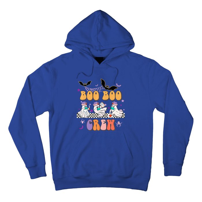 Groovy Boo Boo Crew Nurse Halloween Ghost Spooky Season Cute Gift Hoodie