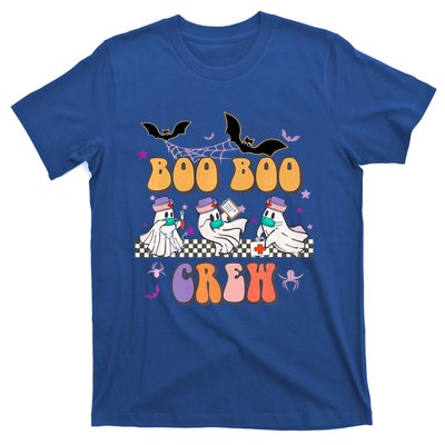 Groovy Boo Boo Crew Nurse Halloween Ghost Spooky Season Cute Gift T-Shirt