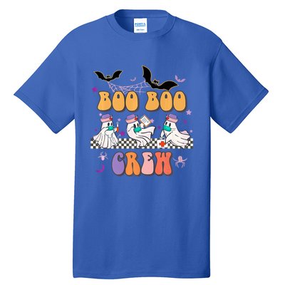 Groovy Boo Boo Crew Nurse Halloween Ghost Spooky Season Cute Gift Tall T-Shirt