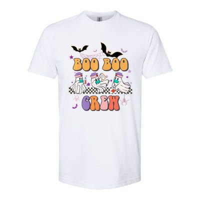 Groovy Boo Boo Crew Nurse Halloween Ghost Spooky Season Cute Gift Softstyle® CVC T-Shirt