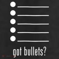  got bullets, Bullet Points, Sarcasm, Office Humor Adult Drive Performance Visor