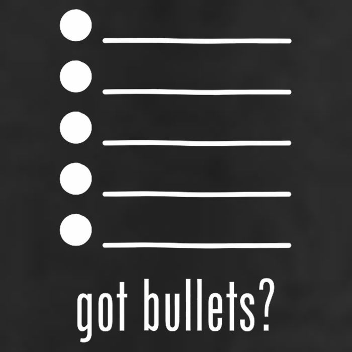  got bullets, Bullet Points, Sarcasm, Office Humor Hat