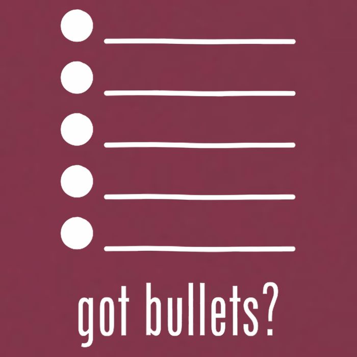  got bullets, Bullet Points, Sarcasm, Office Humor 16oz Travel Tumbler