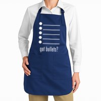  got bullets, Bullet Points, Sarcasm, Office Humor Apron