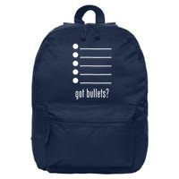  got bullets, Bullet Points, Sarcasm, Office Humor 16 in Basic Backpack