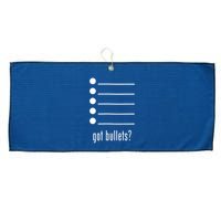  got bullets, Bullet Points, Sarcasm, Office Humor Large Microfiber Waffle Golf Towel