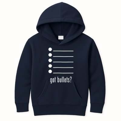  got bullets, Bullet Points, Sarcasm, Office Humor Kids Hoodie