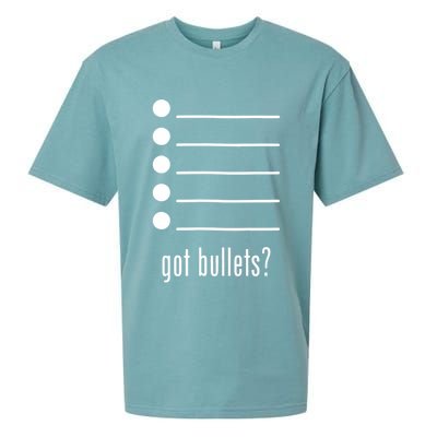  got bullets, Bullet Points, Sarcasm, Office Humor Sueded Cloud Jersey T-Shirt