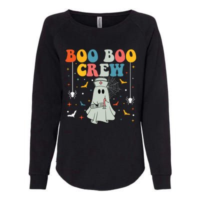 Groovy Boo Boo Crew For Cna Er Rn Lpn Funny Halloween Nurse Womens California Wash Sweatshirt