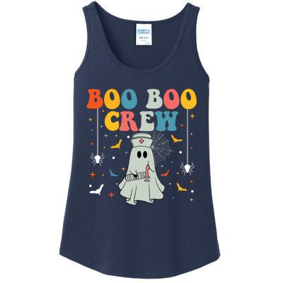 Groovy Boo Boo Crew For Cna Er Rn Lpn Funny Halloween Nurse Ladies Essential Tank