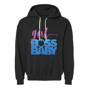 Girl Boss Baby Garment-Dyed Fleece Hoodie