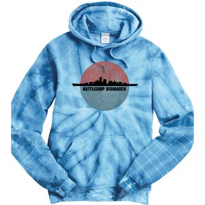 German Battleship Bismarck Ww2 Ship Tie Dye Hoodie