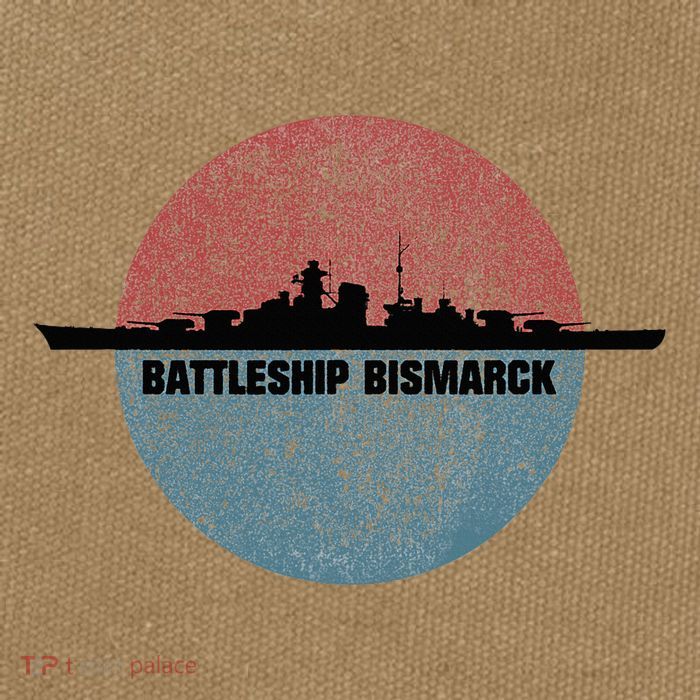 German Battleship Bismarck Ww2 Ship Cotton Canvas Backpack