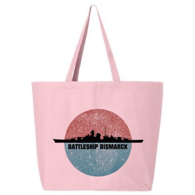 German Battleship Bismarck Ww2 Ship 25L Jumbo Tote