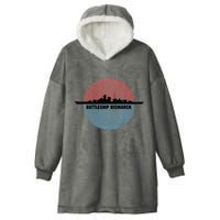 German Battleship Bismarck Ww2 Ship Hooded Wearable Blanket