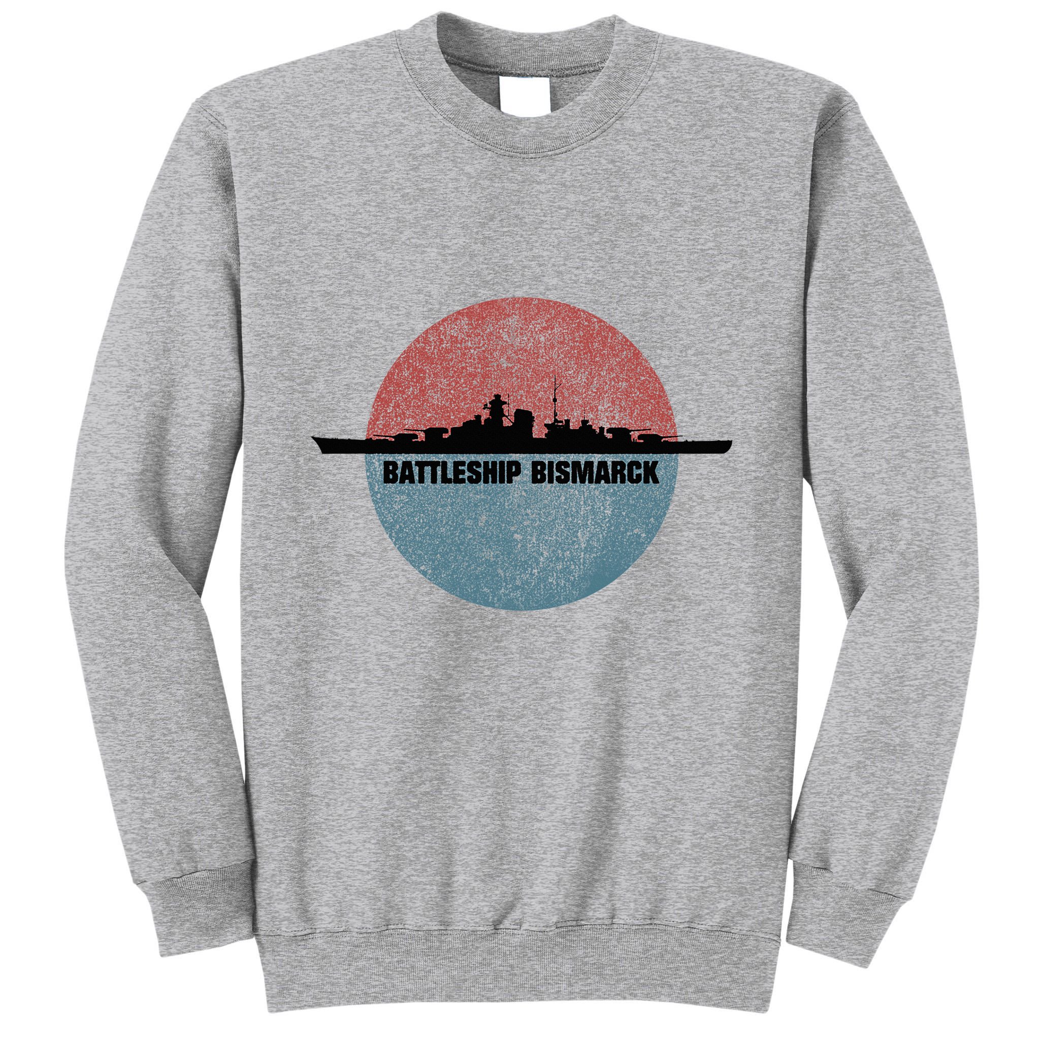 German Battleship Bismarck Ww2 Ship Tall Sweatshirt