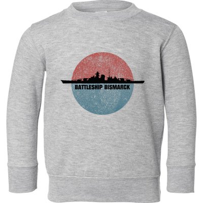 German Battleship Bismarck Ww2 Ship Toddler Sweatshirt
