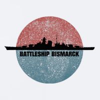German Battleship Bismarck Ww2 Ship Sueded Cloud Jersey T-Shirt
