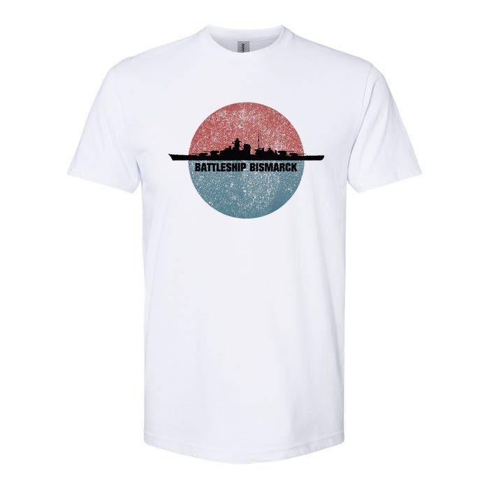 German Battleship Bismarck Ww2 Ship Softstyle CVC T-Shirt