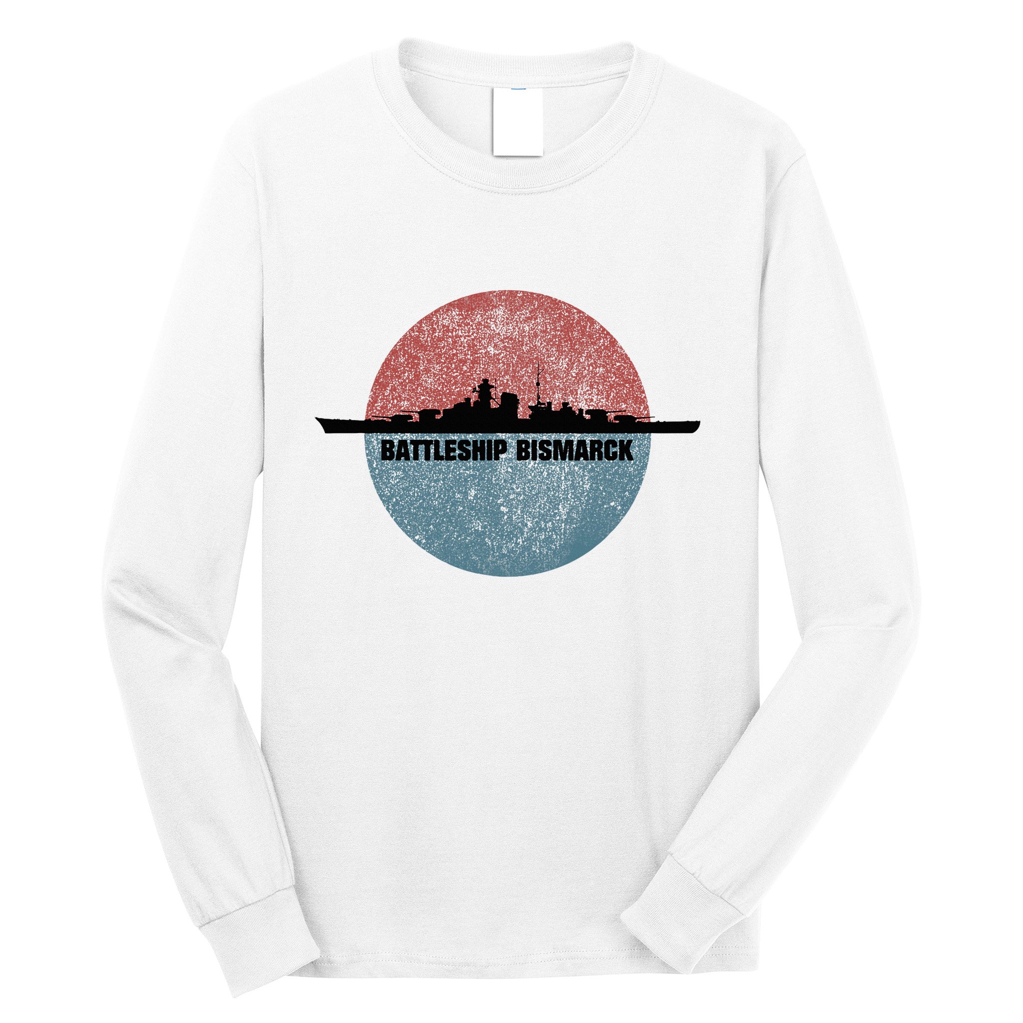 German Battleship Bismarck Ww2 Ship Long Sleeve Shirt